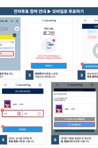[선관위] 제5대 임원 선거 한국전자투표 인증번호 투표 안내